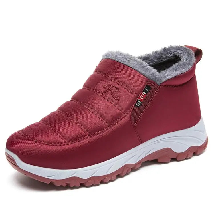 Women Boots Snow Platform Plush Women Shoes Slip On Boots For Unisex Shoes Fashion Ankle Boots Casual Punk Botas Mujer Winter