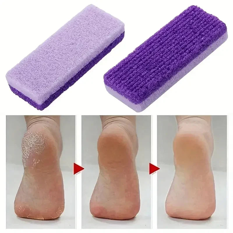 2/5/10PC Foot Pumice Stone Foot File Callus Dead Skin Remover Foot Heel Scrubber Smooth Feet In Seconds Pedicure Exfoliator Tool
