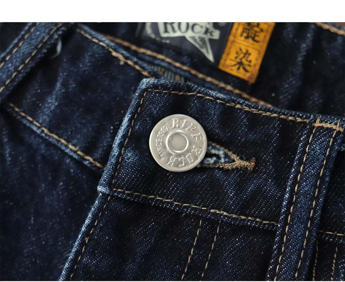 2025 Lente Nieuwe Amerikaanse Retro Primaire Kleur Denim Jeans Heren Eenvoudige 90% Katoen Gewassen Oude Casual Losse Rechte Wijde Broek