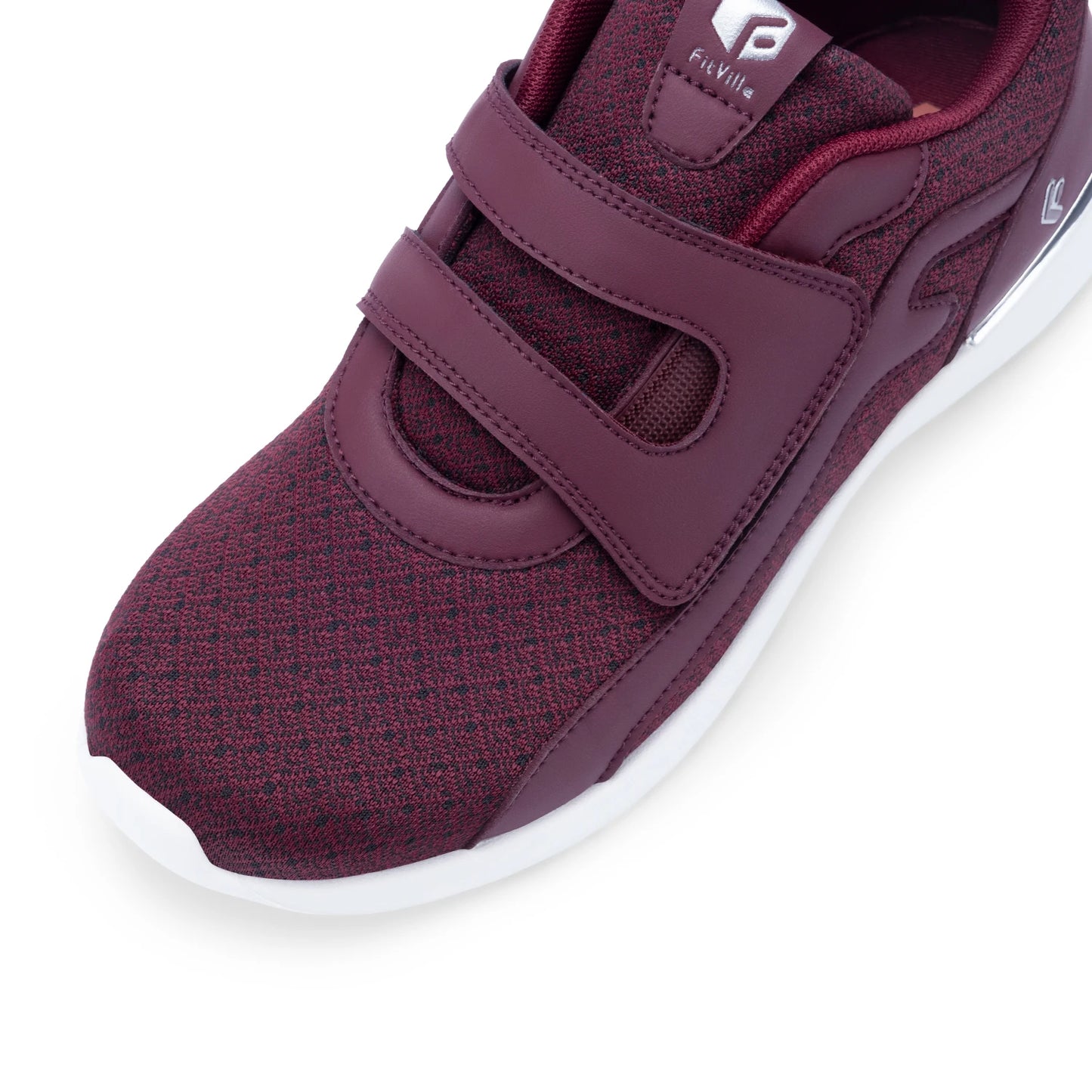Dames sneakers met brede wandelschoenen, lichtgewicht, ademend en verstelbaar voor dikke voeten met ondersteuning van de voetboog