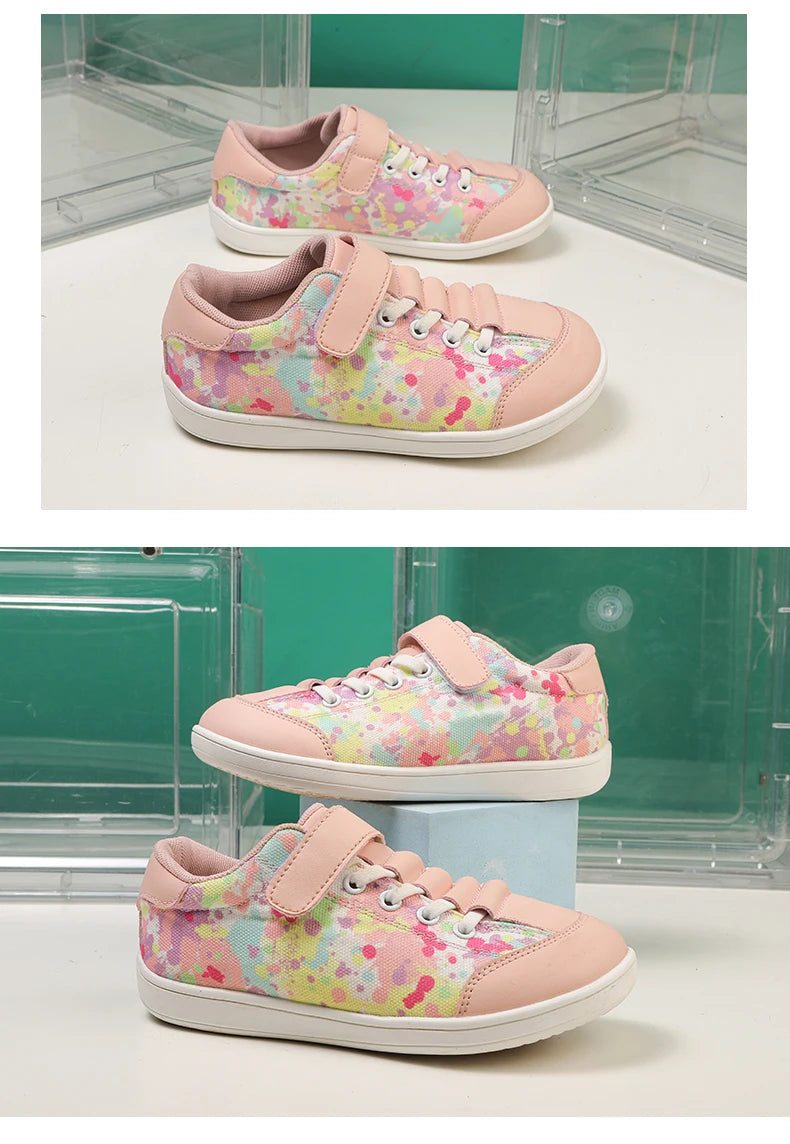 Blotevoetenschoenen voor kinderen, lichtgewicht ademende sneakers met brede neus voor sporten, hardlopen, tennis en buitenavonturen