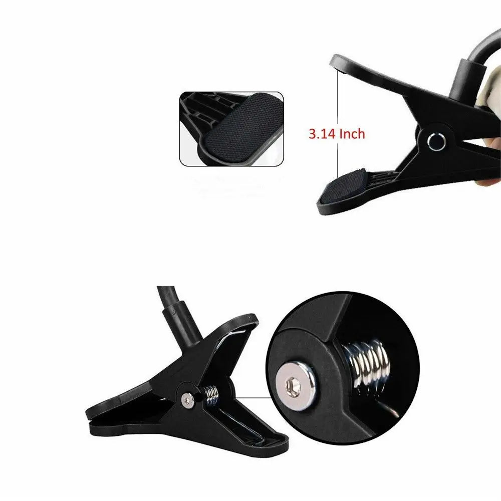 Universal Adjustable Flexible 360 Clip Portable Bracket Mount Stands Phone Holder Bed Desk Holder