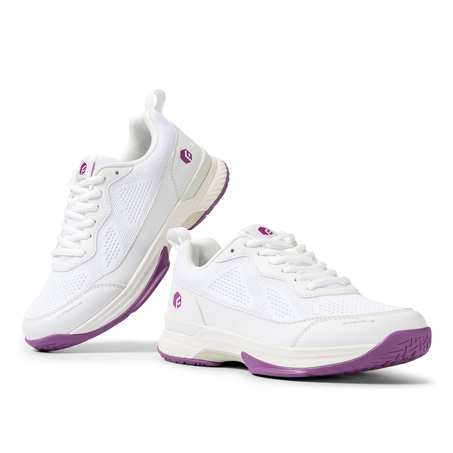 Women's Wide Fit Pickleball Shoes Tennis Court Shoes Athletic Shoe Court Squash Sneakers for Fat Feet Racquet Sports