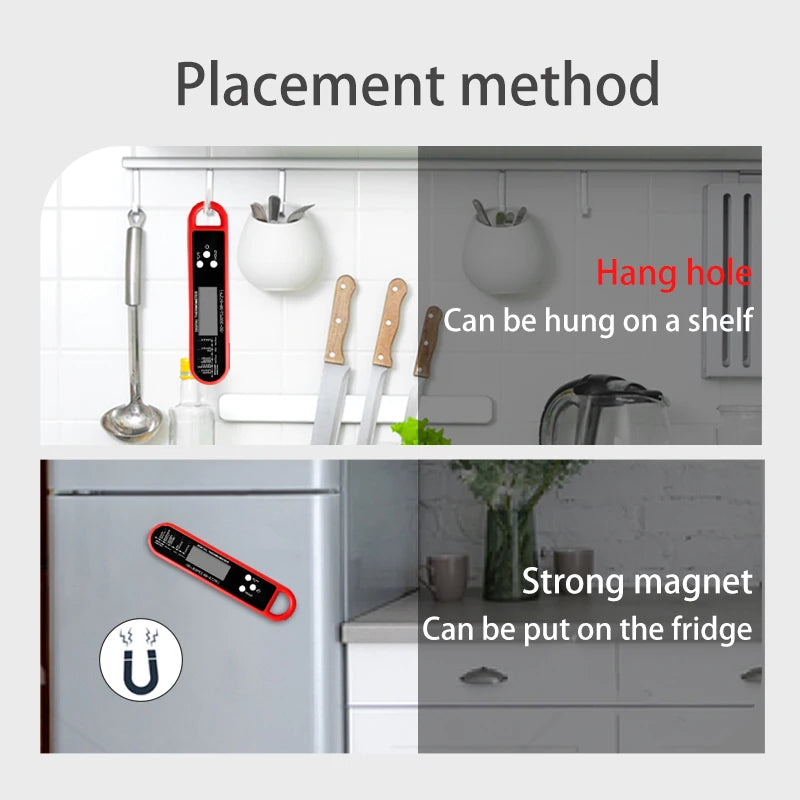 Digital Meat Thermometer for Cooking Kitchen Thermometer with Hold Fast Instant Read Food Thermometer,Candy Making,Outside Grill