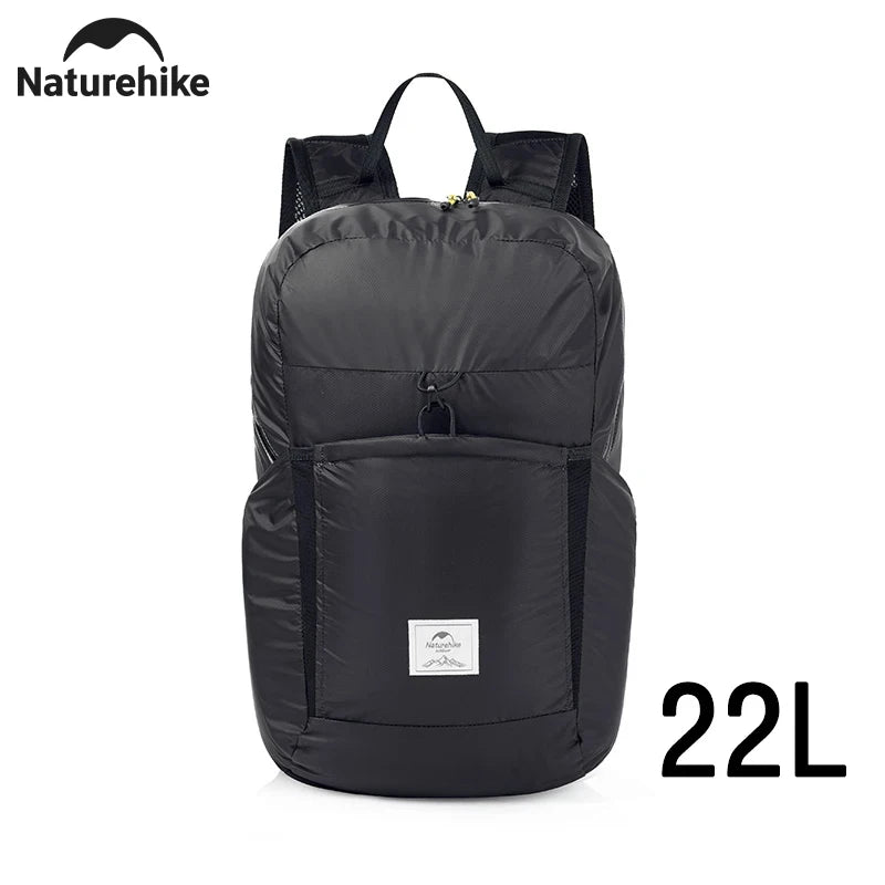 Camping Backpack 18L Capacity Portable Foldable Waterproof Shoulder Bag Men Women Outdoor Travel Hiking Backpack