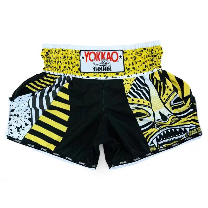 YOKKAO Limited Edition Boxing Shorts – Professional Muay Thai & MMA Fight Shorts for Men & Women Training & Combat Sports