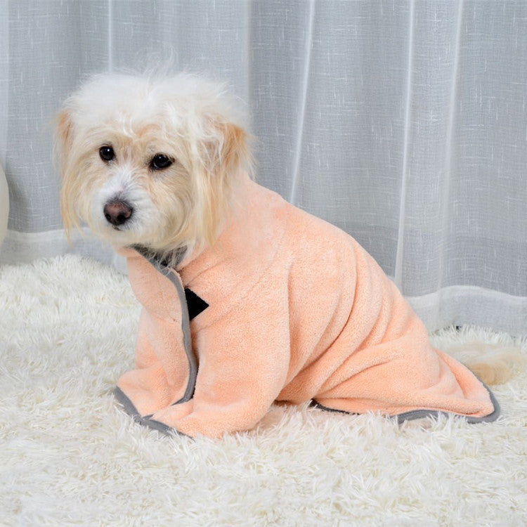 Quick-Drying Microfiber Absorbent Pet Towel  - Pet Bathrobe For Dogs And Cats