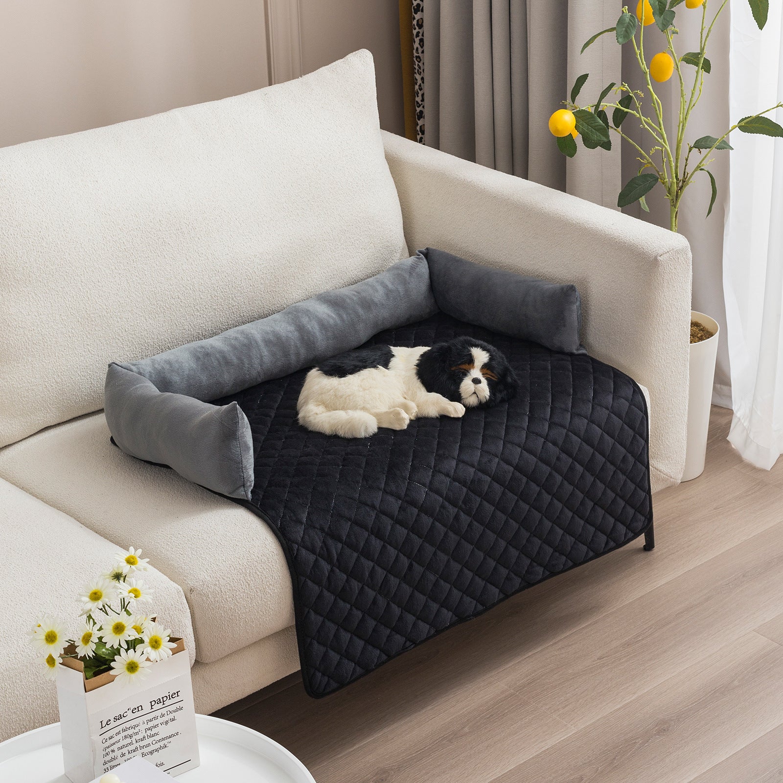 Pet Sofa Cushion Warm Bed For Large Dogs - Cat Mat Also Suitable As Sofa Protector
