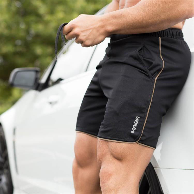Men's Fitness Summer Thin Training Quarter Pants
