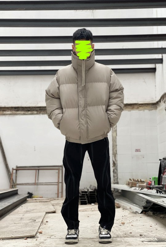 High Loose Padded Cotton Coat For Men And Women