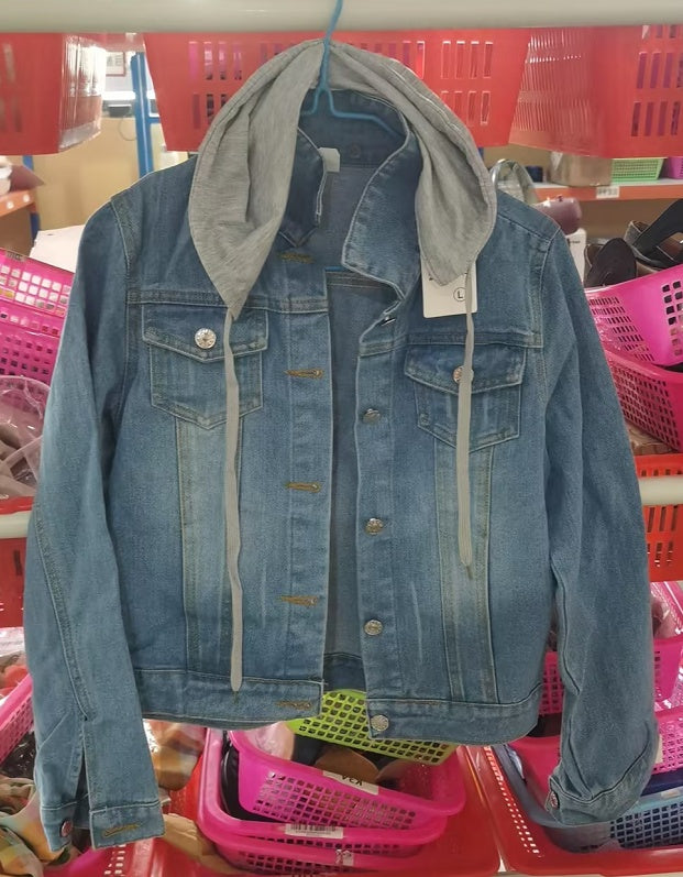 Season Xian Slim Hooded Casual Jacket For Women