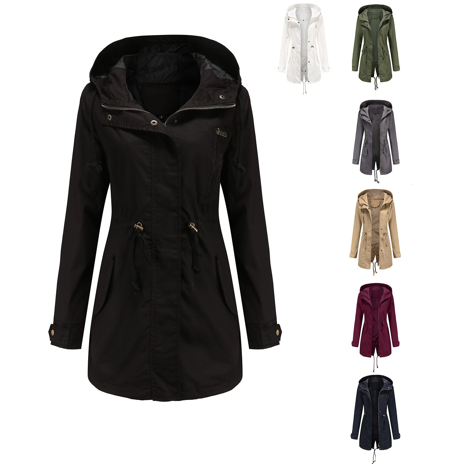 Women's New Cotton Anorak Coat For Spring And Autumn