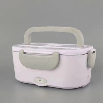 Large Capacity Heated Electric Lunch Box - Stainless Steel Insulated Car Bento Box