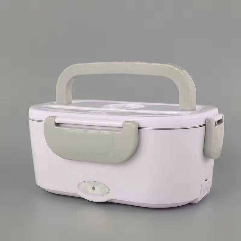 Large Capacity Heated Electric Lunch Box - Stainless Steel Insulated Car Bento Box