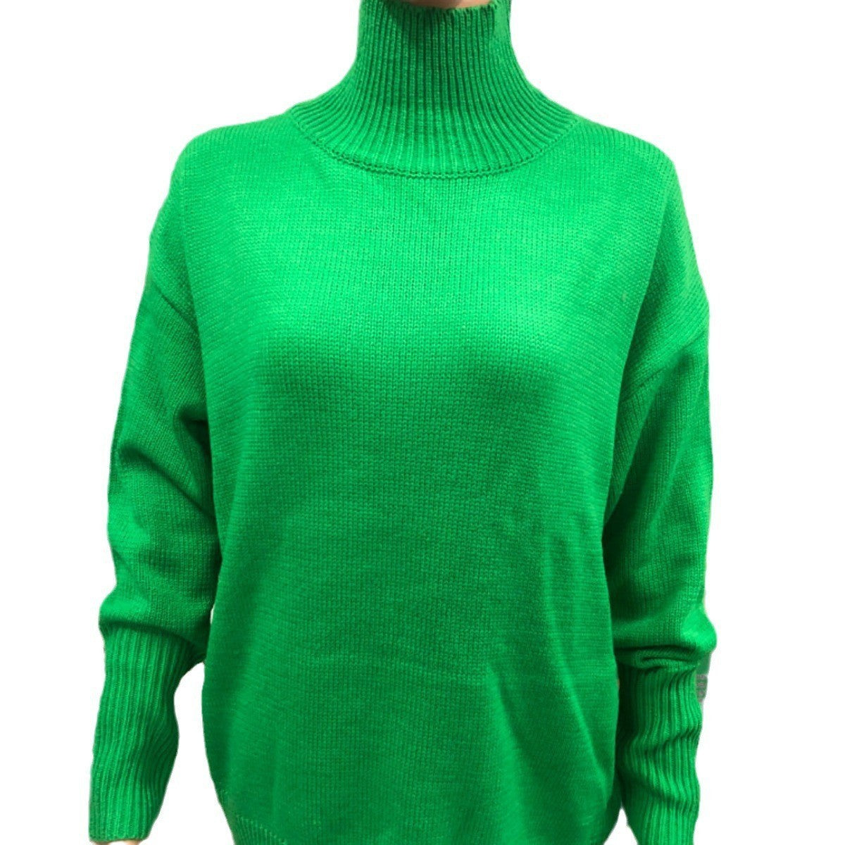 Women's Long-Sleeved Pullover Solid Colour Sweater
