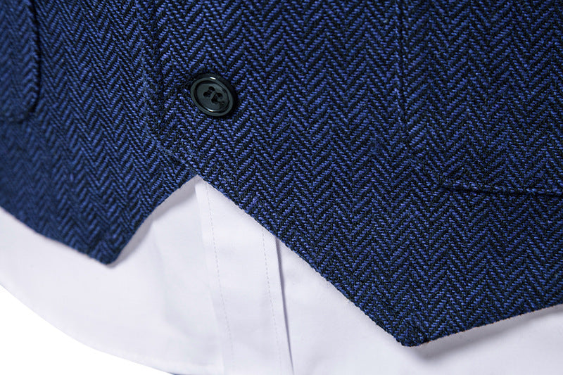 Men's European Single-Breasted Retro Vest