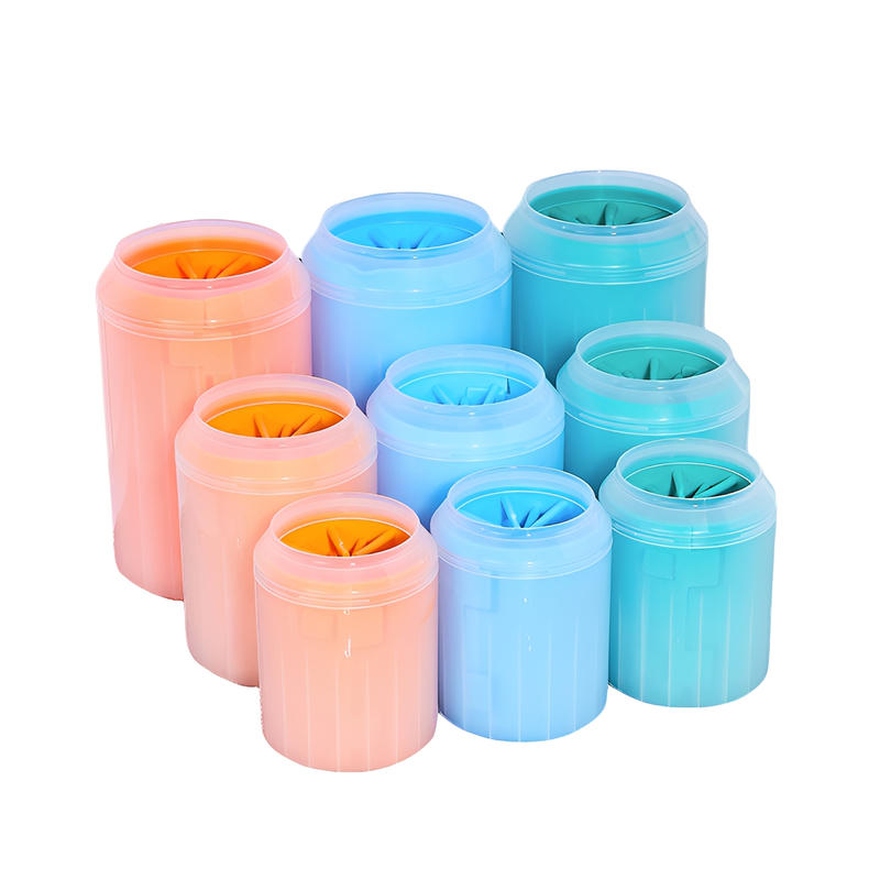 Pet Paw Cleaning Kit Cup - Soft Brush Can