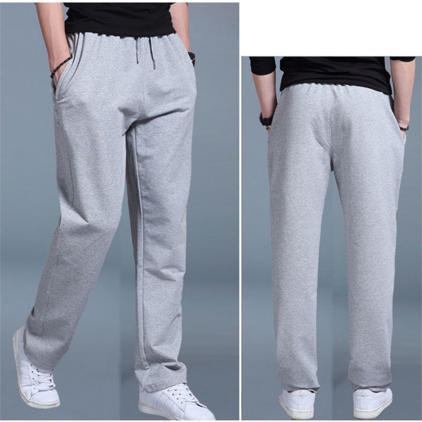 Men's Straight Casual Plus Size Trousers - Spring And Autumn Sports Pants