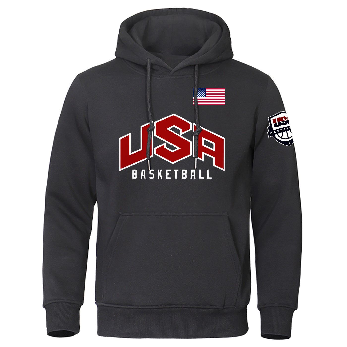 Men's Athlete Print Sports Warm Hoodie