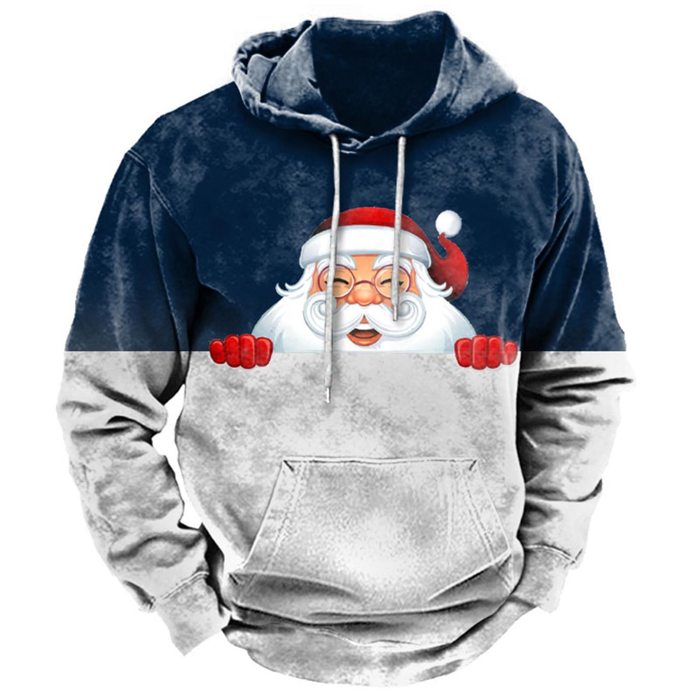 3D Digital Printing Warm Sweater For Men