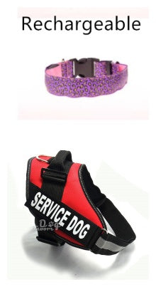 LED Dog Collar Safety Light - Adjustable Pet LED Light