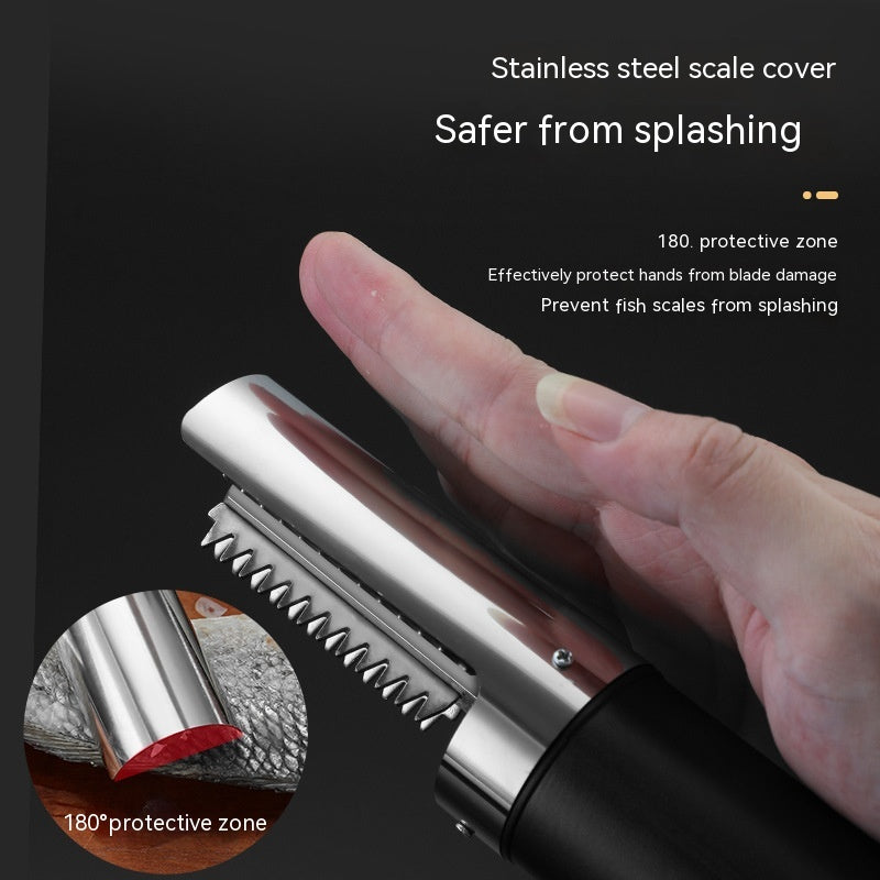 Handheld Charging Electric Razor Fish Scaler Machine - Planning And Scraping Artefact