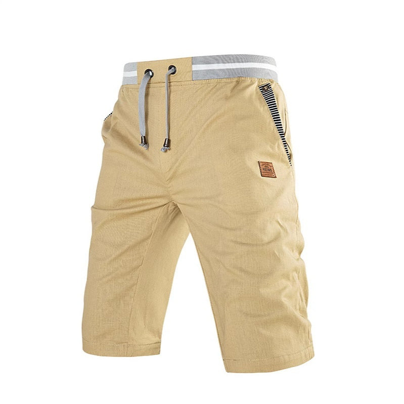 Men's Cotton Casual Cropped Pants - Shorts