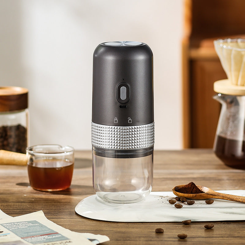 Electric Ceramic Coffee Grinder With USB Charging - Portable Outdoor Coffee Grinder