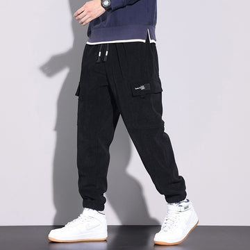 Men's Ankle-Tied Trousers - Sports Pants