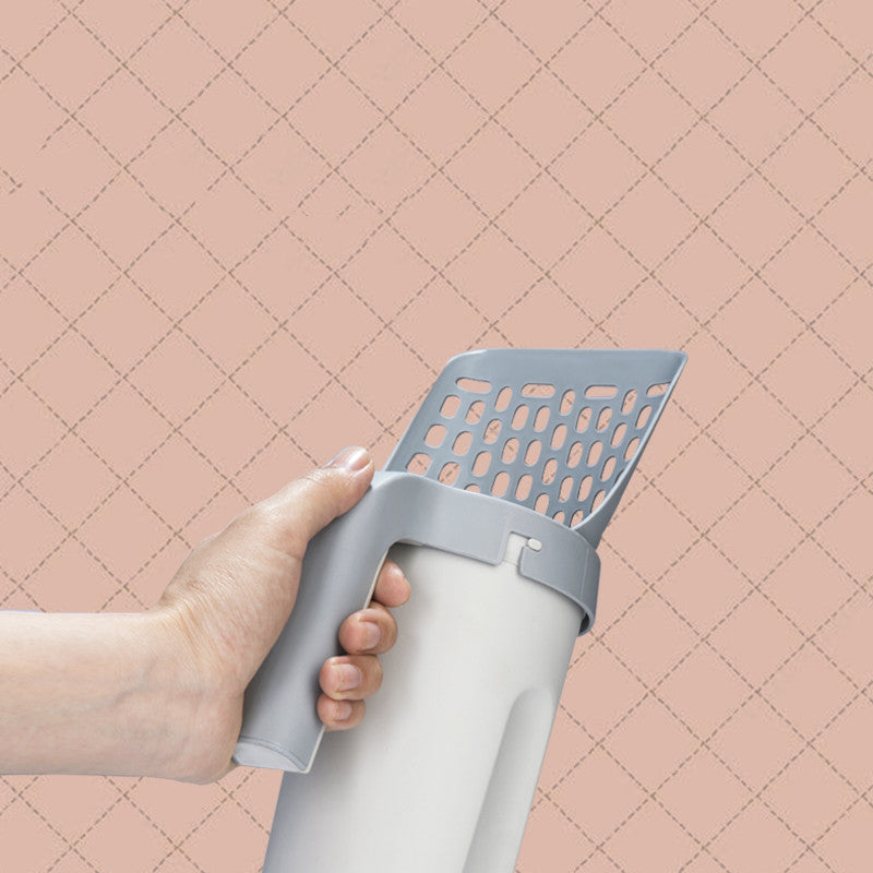 Storage Box Integrated Lazy Cat Litter And Shovel Set