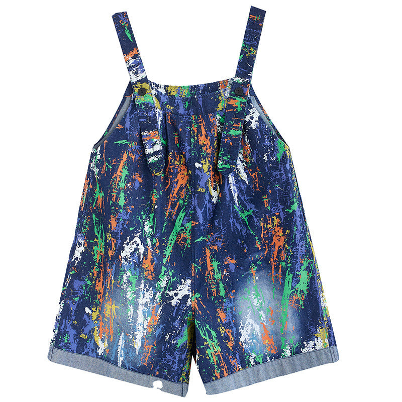 Women's Loose Fitting Fashionable Denim Straps