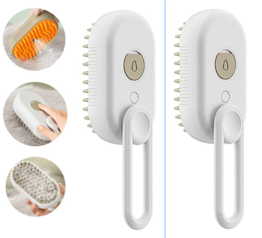 3 in 1 Cat Steam Brush - Pet Grooming Electric Hair Comb