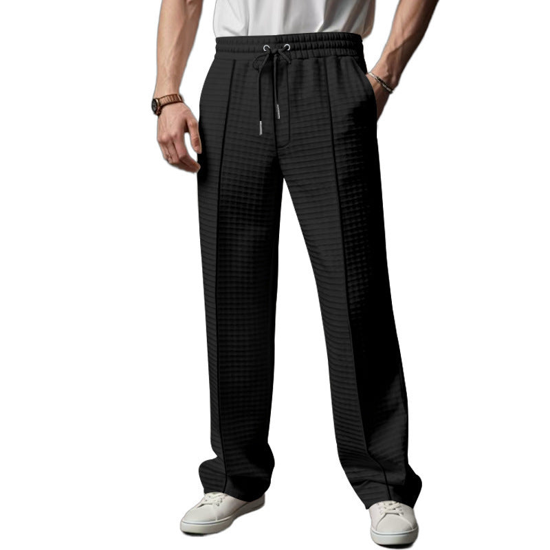 Men's Casual Sports Business Breathable Jogging Straight Trousers