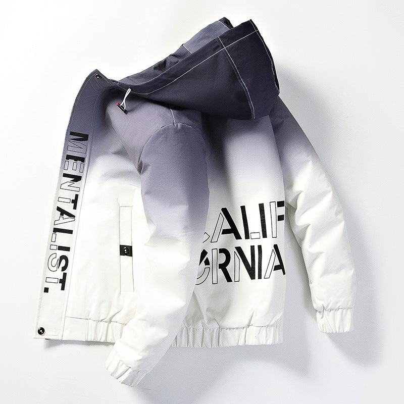 Thin Gradient Coat For Men