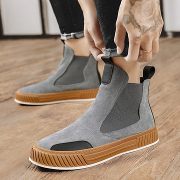 Men's Thick Bottom Work Shoes - Youth Booties