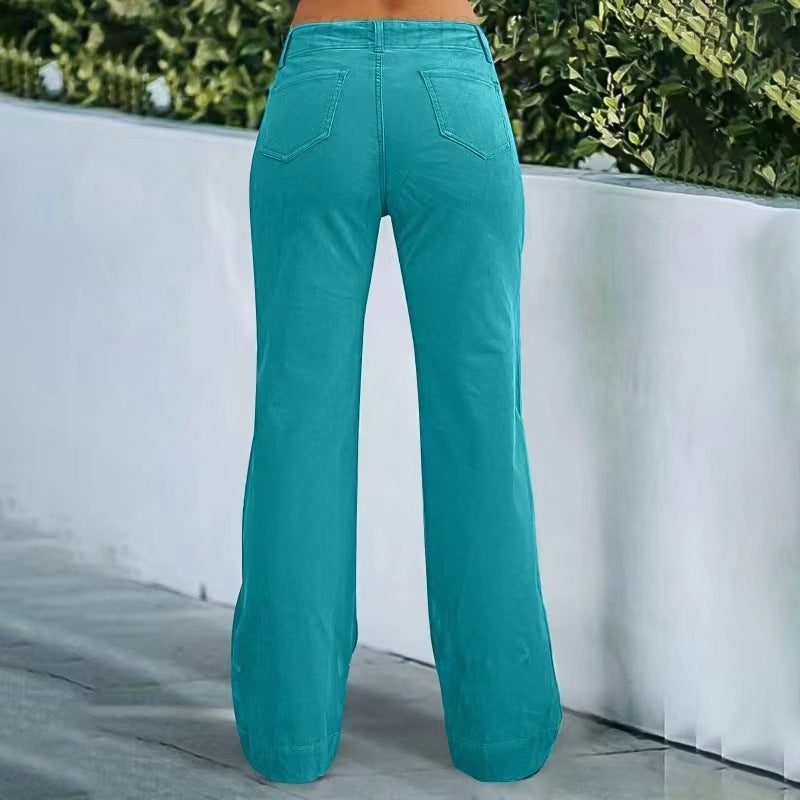 Lightweight Sports Pants Zipper Pocket Exercise Workout Pants For Women