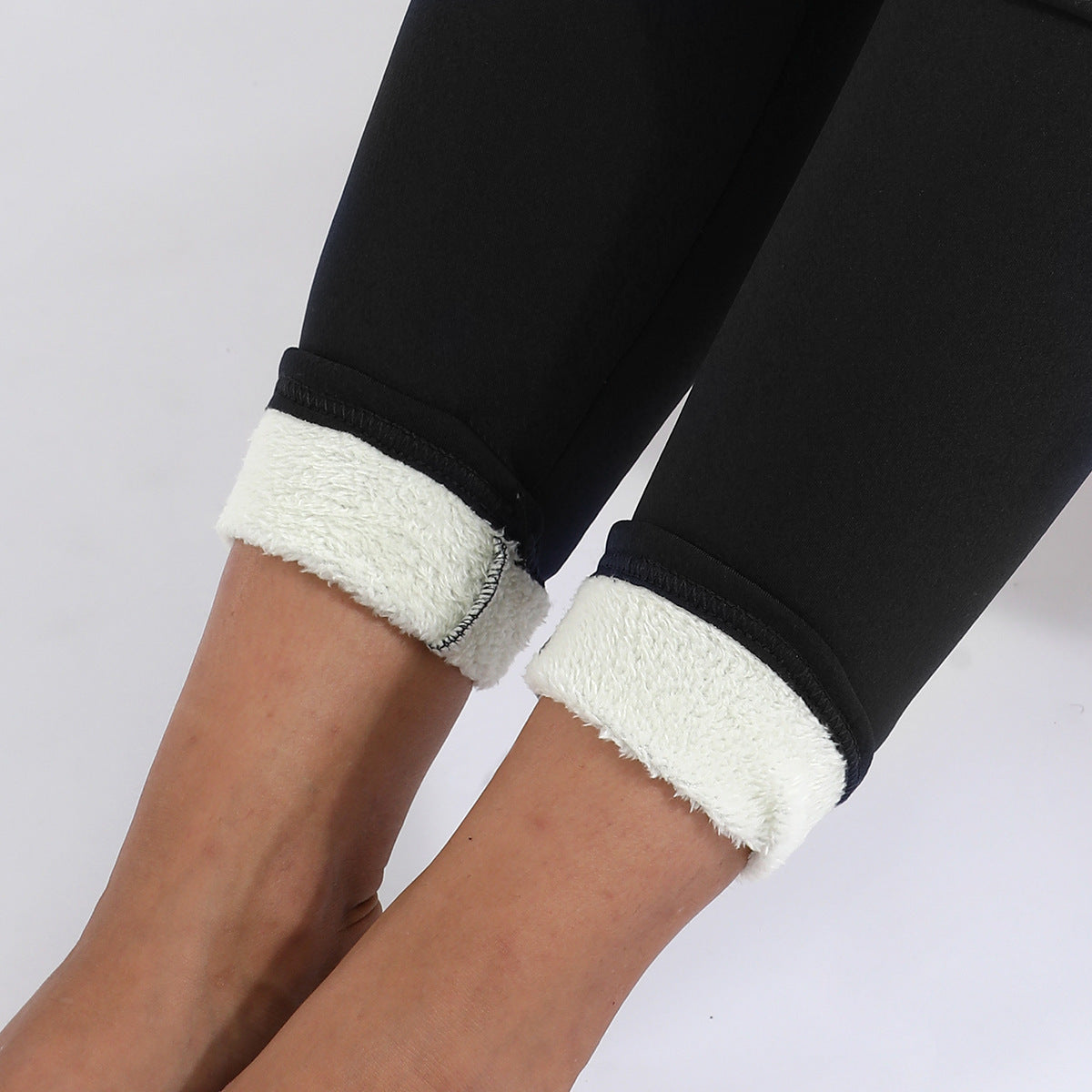 Women's Warm Thick High Stretch Lamb Cashmere Winter Leggings - Skinny Fitness Pants