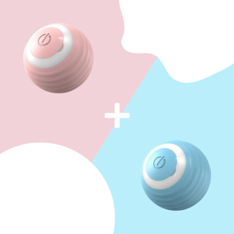 Automatic Moving Bouncing Rolling Ball For Indoor Cat Kitten - Smart Cat Self-Moving Toy Ball