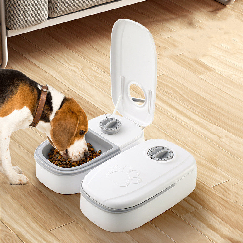 Automatic Pet Feeder With Stainless Steel Bowl - Smart Timer Food Dispenser For Cats and Dogs